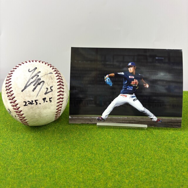 直筆サイン入り勝利球】2025/07/05 勝利球 MVP #25 藤田 涼太郎