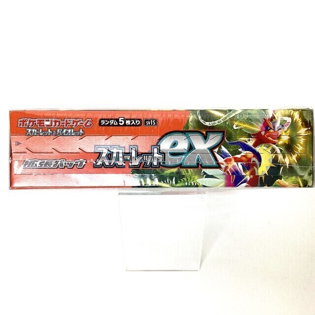 【新品未開封】ポケモンカード スカーレットex シュリンク付き 1BOX ポケモンカードゲーム スカーレットex BOX シュリンク付