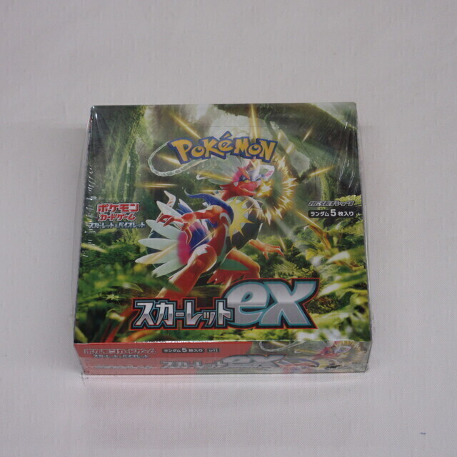 ポケモンカード　 スカーレットex 　 1 BOX 【シュリンク付き未開封品】 Amazon.co.jp: 【シュリンク付き・未開封BOX】正規品シュリンク