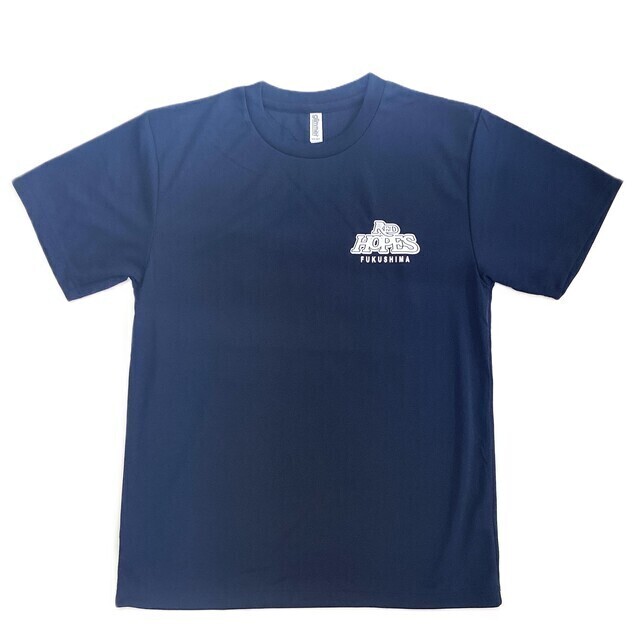 直筆サイン入り】チームスローガンTシャツ 紺（S・M・L・LL・3L・4L
