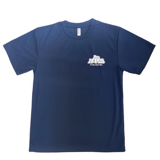 直筆サイン入り】チームスローガンTシャツ 紺（S・M・L・LL・3L・4L