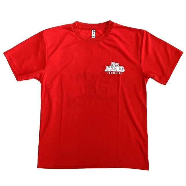 直筆サイン入り】チームスローガンTシャツ 赤（S・M・L・LL・3L・4L